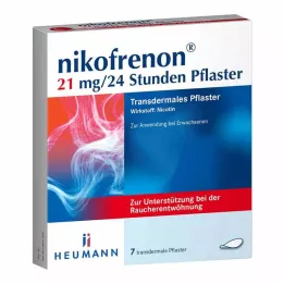 NIKOFRENON 21 mg/24 godziny plaster transdermalny, 7 szt