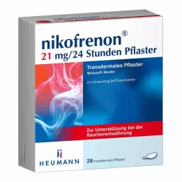 NIKOFRENON 21 mg/24 godziny plaster transdermalny, 28 szt
