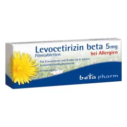 Levocetirizine beta 5 mg tabletki powlekane (6 sztuk)