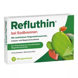 REFLUTHIN tabletki na zgagę miętowe 16 szt