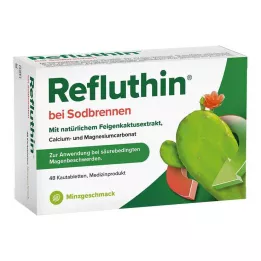 REFLUTHIN tabletki na zgagę miętowe 48 szt