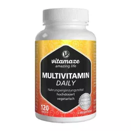 MULTIVITAMIN DAILY kapsułki wegetariańskie bez jodu, 120 szt