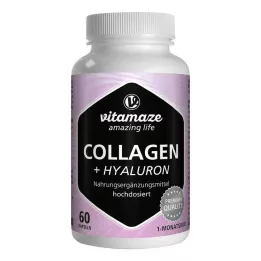COLLAGEN 300 mg+Hyaluron 100 mg kapsułki o dużej dawce, 60 szt