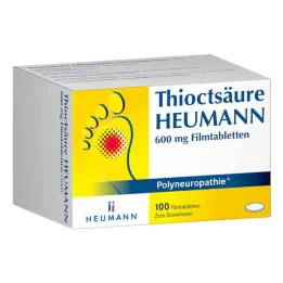 Kwas tioktowy Heumann 600 mg tabletki powlekane (100 sztuk)