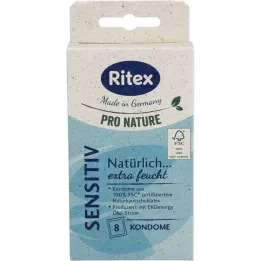 RITEX PRO NATURE SENSITIV prezerwatywy, 8 szt