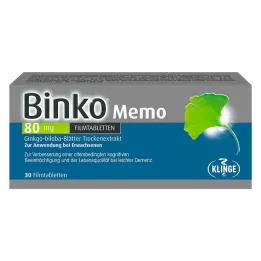 BINKO Memo 80 mg tabletki z filmu, 30 szt