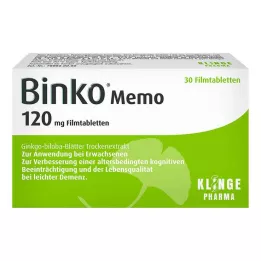 BINKO Tabletki powlekane Memo 120 mg, 30 szt