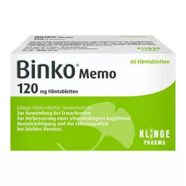 BINKO Tabletki powlekane Memo 120 mg, 60 szt