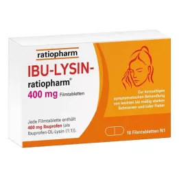 IBU-LYSIN-ratiopharm 400 mg tabletki powlekane, 10 szt