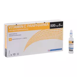 VITAMIN C PANPHARMA 100 mg/ml roztwór do wstrzykiwań, 10X5 ml