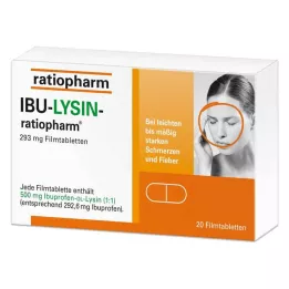 IBU-LYSIN-ratiopharm 293 mg tabletki powlekane, 20 szt