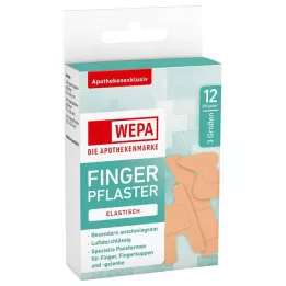 WEPA Plaster na palce mix 3 rozmiary, 12 sztuk