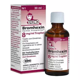 BROMHEXIN Hermes Arzneimittel 8 mg/ml krople, 30 ml