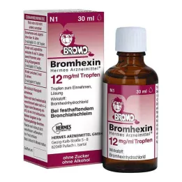 BROMHEXIN Hermes Arzneimittel 12 mg/ml krople, 30 ml