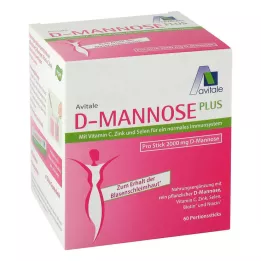 D-MANNOSE PLUS 2000 mg Pałeczki witaminowo-mineralne, 60X2,47 g