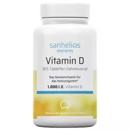 SANHELIOS Witamina D 1000 IU tabletki, 365 szt