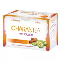 CHARANTEA torebki filtrujące do herbaty ziołowej z cynamonem metabolicznym, 20 szt
