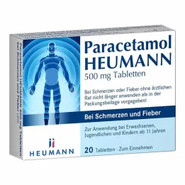 Paracetamol HEUMANN 500 mg tabletki na ból i gorączkę, 20 szt