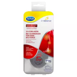 SCHOLL 3/4 wkłada piętę i ból 37-39,5, 1x2 szt