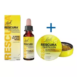 BACHBLÜTEN Oryginalne krople Rescura bez alkoholu, 10 ml