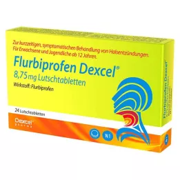 FLURBIPROFEN Dexcel 8,75 mg pastylki, 24 szt