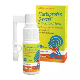 FLURBIPROFEN Dexcel 8,75 mg/dawka spray do jamy ustnej, 15 ml