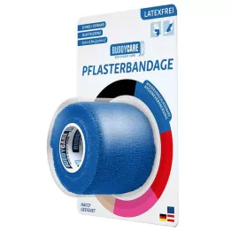 PFLASTERBANDAGE pozbawiony lateks BUDDYCARE MED niebieski, 1 szt