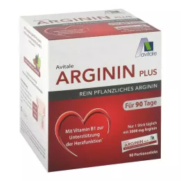 ARGININ PLUS Witamina B1+B6+B12+kwas foliowy w saszetkach, 90X5,9 g