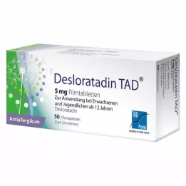 DESLORATADIN TAD 5 mg tabletki powlekane, 50 szt