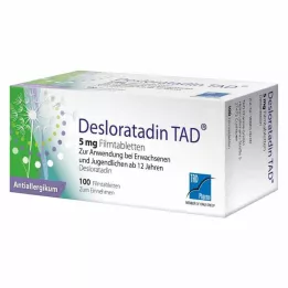 DESLORATADIN TAD 5 mg tabletki powlekane, 100 szt