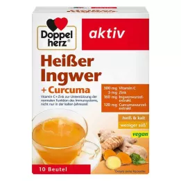 DOPPELHERZ torebki z gorącym imbirem i kurkumą, 10 szt