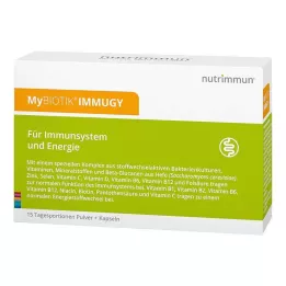 MYBIOTIK IMMUGY Opakowanie łączone 15x2 g+30 kapsułek, 1 szt