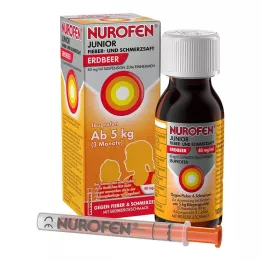 NUROFEN Junior Syrop na gorączkę i ból truskawkowy 40 mg/ml, 100 ml