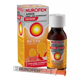 NUROFEN Junior Syrop na gorączkę i ból truskawkowy 40 mg/ml, 150 ml