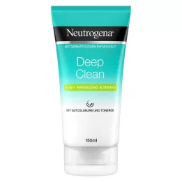 Neutrogena Głęboki czysty 2-w-1 Czyszczenie i maska, 150 ml