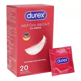 DUREX Prezerwatywy klasyczne, 20 szt