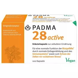 PADMA 28 kapsułek aktywnych, 100 szt