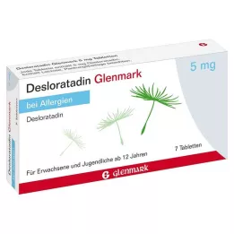 DESLORATADIN Tabletki Glenmark 5 mg, 7 szt