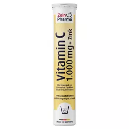 VITAMIN C 1000 mg+Cynk tabletki musujące, 20 szt