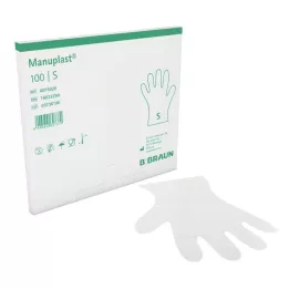 MANUPLAST Raz rękawiczki PE gr.s, 100 szt