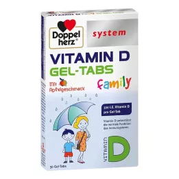 Doppelherz Witamina D GEL Tabs System rodziny, 30 szt
