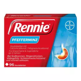 RENNIE Tabletki do żucia, 96 szt