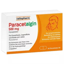 PARACETALGIN 500 mg tabletki powlekane, 20 szt