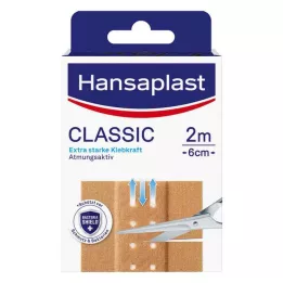 HANSAPLAST Plaster klasyczny 6 cmx2 m, 1 szt