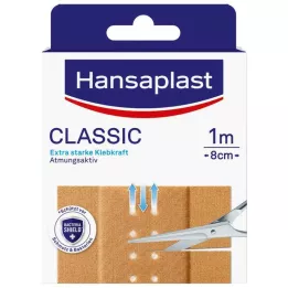 HANSAPLAST Plaster klasyczny 8cm x1 m, 1 szt
