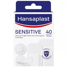 HANSAPLAST Plasterki hypoalergiczne Sensitive, 40 szt