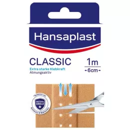 HANSAPLAST Plaster klasyczny 6 cmx1 m, 1 szt