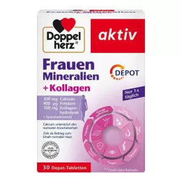 DOPPELHERZ Tabletki Minerals+Collagen Depot dla kobiet, 30 szt