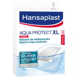 Hansaplast Aqua Chronić Association Association Antibakterial 8x10cm, 5 szt