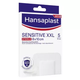 Hansaplast Sterylne sofa wrażliwe do rany 8 x 10 cm, 5 szt